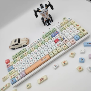 Crayon Маленький новый MOA High Key Caps Механическая клавишная шляпа Индивидуальная персонализированная персонализированная порошка тепловая тепловая Moom PBT -клавиш