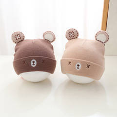 Baby Hat Autumn Winter Boys Girls Infants Newborn Fleece Hat 6-12 Months Cute