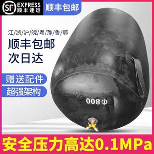 Factory water gas airbag water pipe sewage gas thickening pipe airbag high pressure rubber closed blocking three-layer inflation