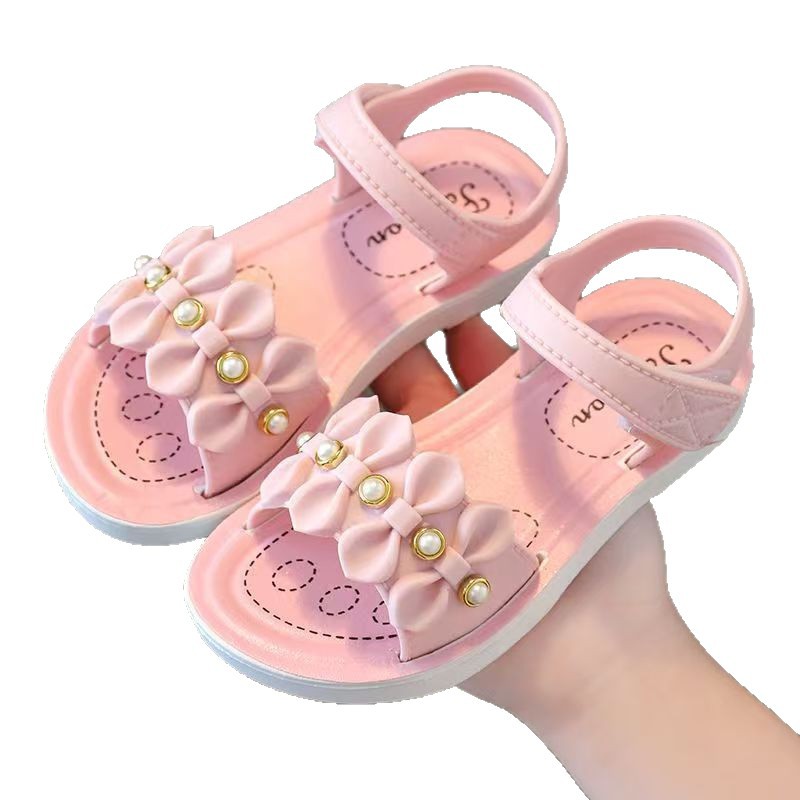 Sandalias para niños en casa de verano niñas bebés zapatos para bebés zapatos para niños pequeños princesa sandallas de playa al aire libre