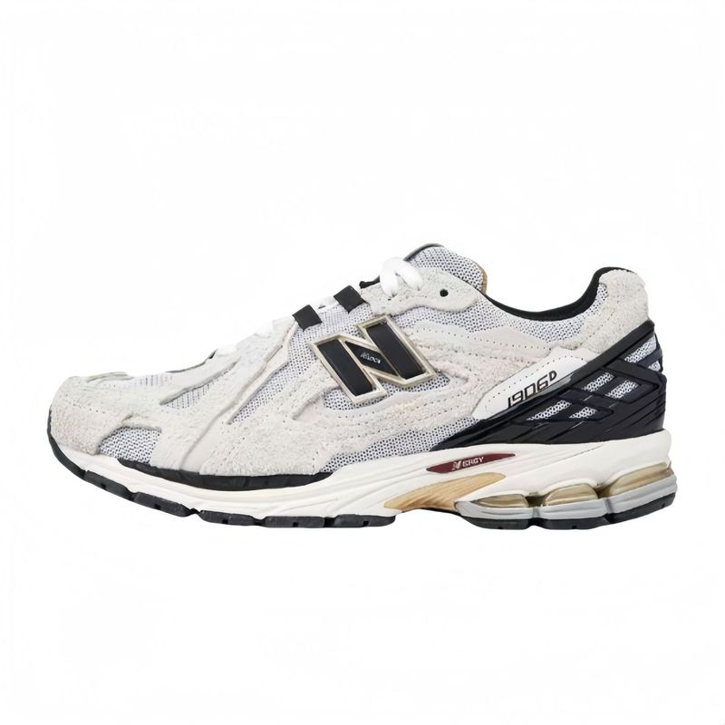 莆田靴ピュアオリジナル NB1906 液体シルバー全志賢同じスタイルの男性と女性のレトロカップルジョギングスポーツお父さん靴|undefined