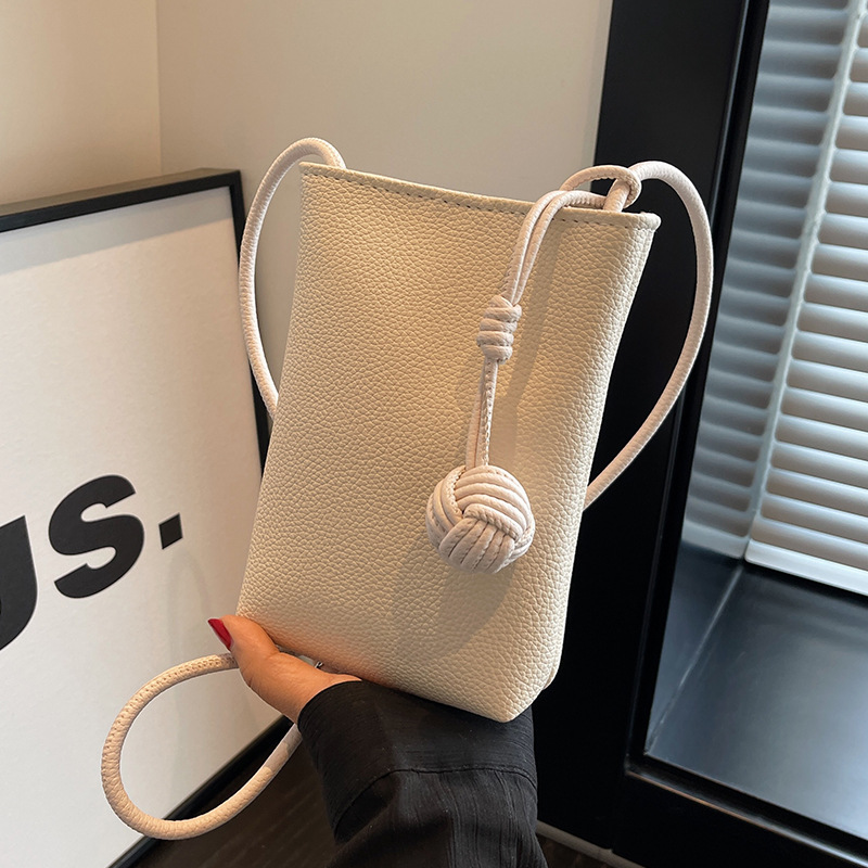 Bolso de mujer, estilo nicho, mini bolso, nuevo estilo, bolso sencillo e informal para teléfono móvil, moda coreana, bolso cruzado versátil