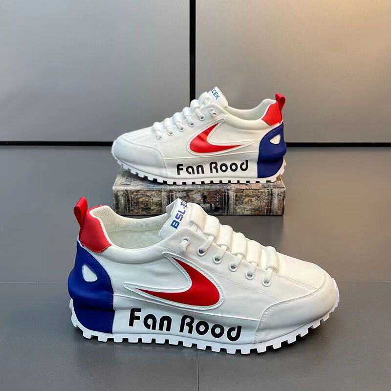 Ανδρικό νέο καλοκαιρινό ύφασμα 2024 ευέλικτο, αυξανόμενο ύψος, ανθεκτικό στη φθορά, αντιολισθητικό, μοντέρνο ανδρικό μπλοκ χρώματος_voghion.com