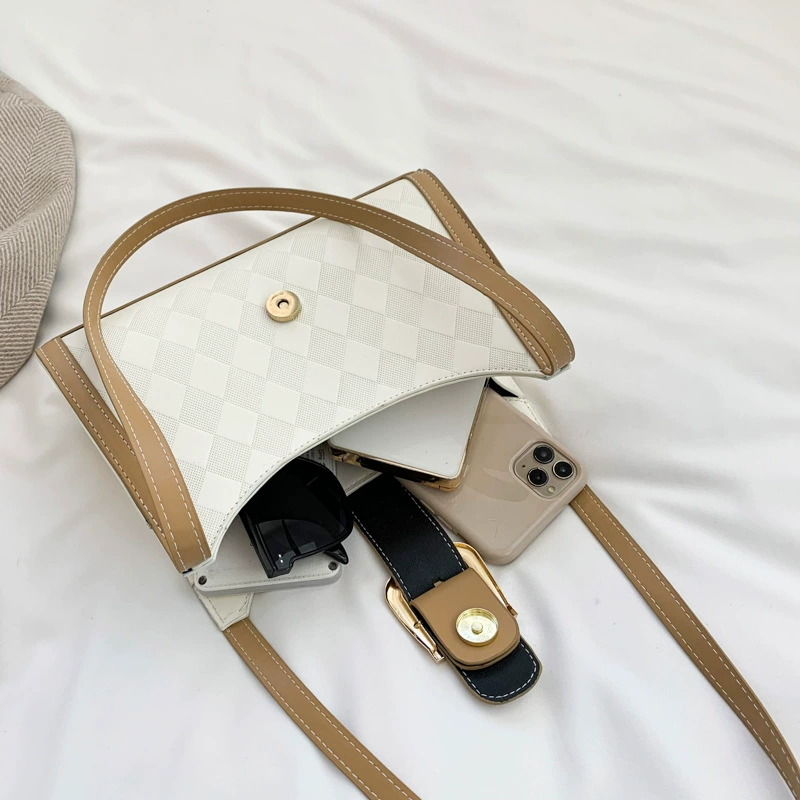 (Cross-border trading), small design one-shoulder bag with diamond pattern, 2023 collection