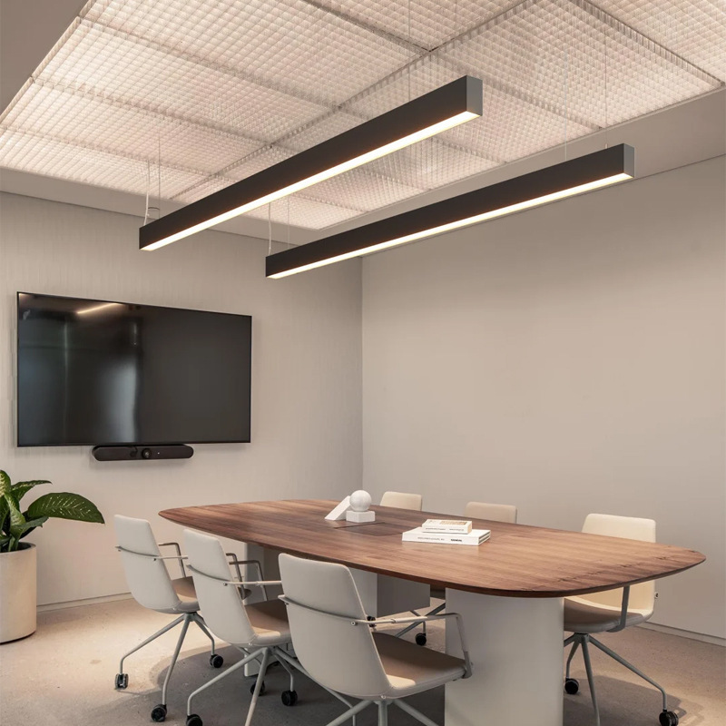 lámpara de oficina lámpara de modelado supermercado tienda tienda de lámpara de tira super brillante led lámpara de tira lámpara de oficina