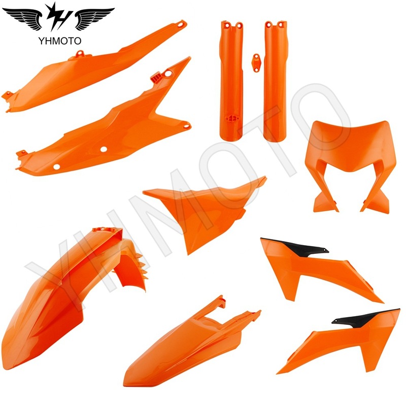 適用KTMプラスチックセットタンクシートマット付2023 2024 EXC 125 250 300 350 450|undefined