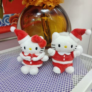 Мягкий брелок Hello Kitty рождественская серия