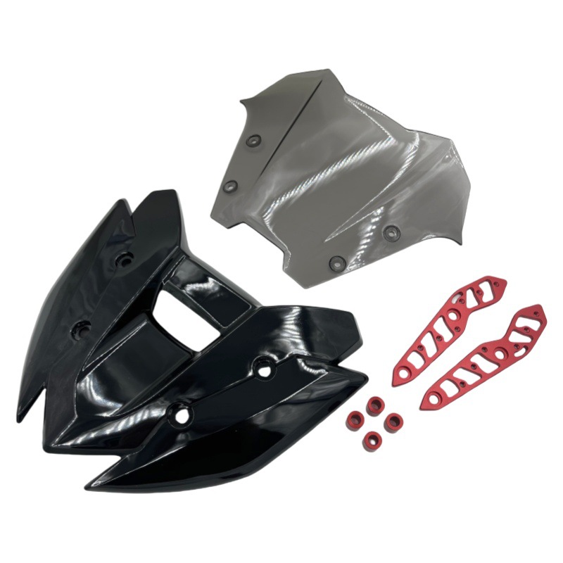Suitable for 2025 Yamaha Nmax155 Modified Windshield Nmax Competitive Front Windshield Combat Sports Windshield