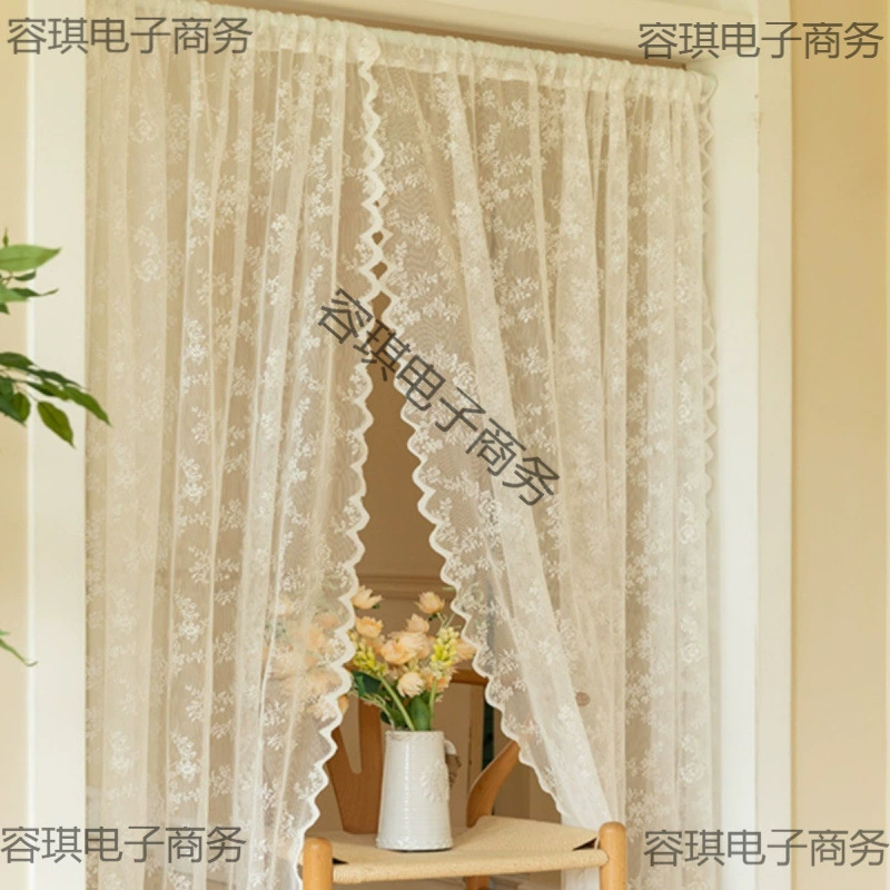 Новинка 2024 года, волшебная лента без перфорации, занавеска для окна, занавеска для французского белого кружева, дверная занавеска для эркера, перегородка, занавеска на стержне
