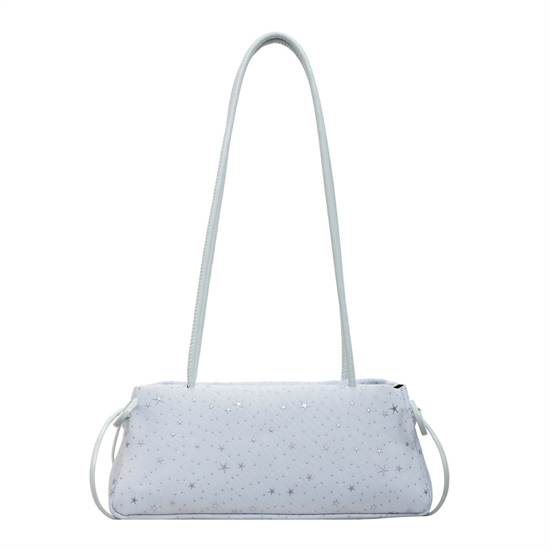 2026 primavera nuevo estilo de moda coreano lleno de estrellas de textura bolso de hombro bolso de mujer diseño de sensación diaria nicho bolso de brazo