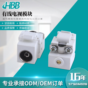 Manufacturer Wholesale Hualong Cable Tv Module Tv Block Class 3 Digital Tv System Square Port Engineering Panel