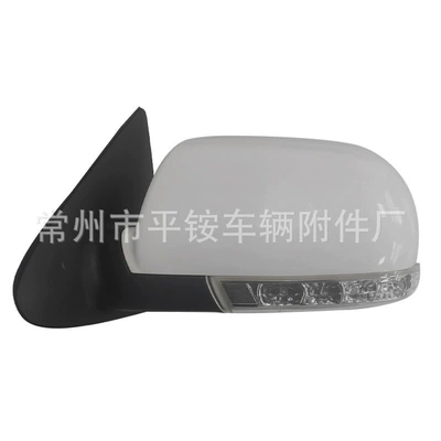 Suitable for 2008 Model Hyundai Santa Fe Reversing Mirror Assembly Santafe Ix55 Reversing Mirror (Rear mirror/rearview mirror assembly) - 6-wire-electric-adjustment-heating-turn-signal-unpaintedl
