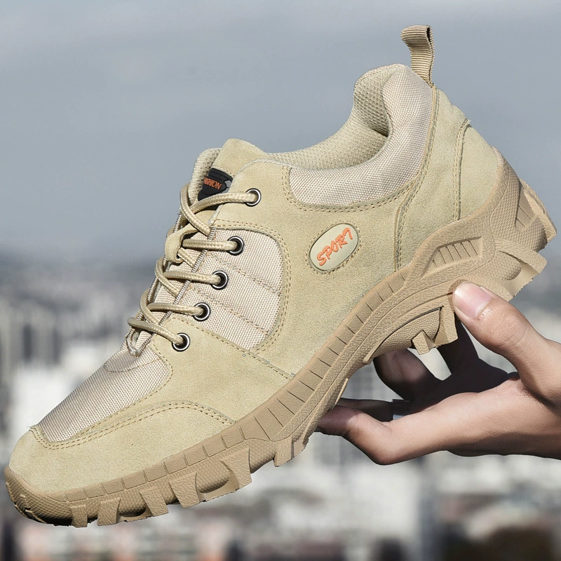 Трансграничные большие размеры на открытом воздухе мужская обувь с низким шнуровкой для походов по бездорожью обувь для мужчин нескользящие и износостойкие повседневные кроссовки