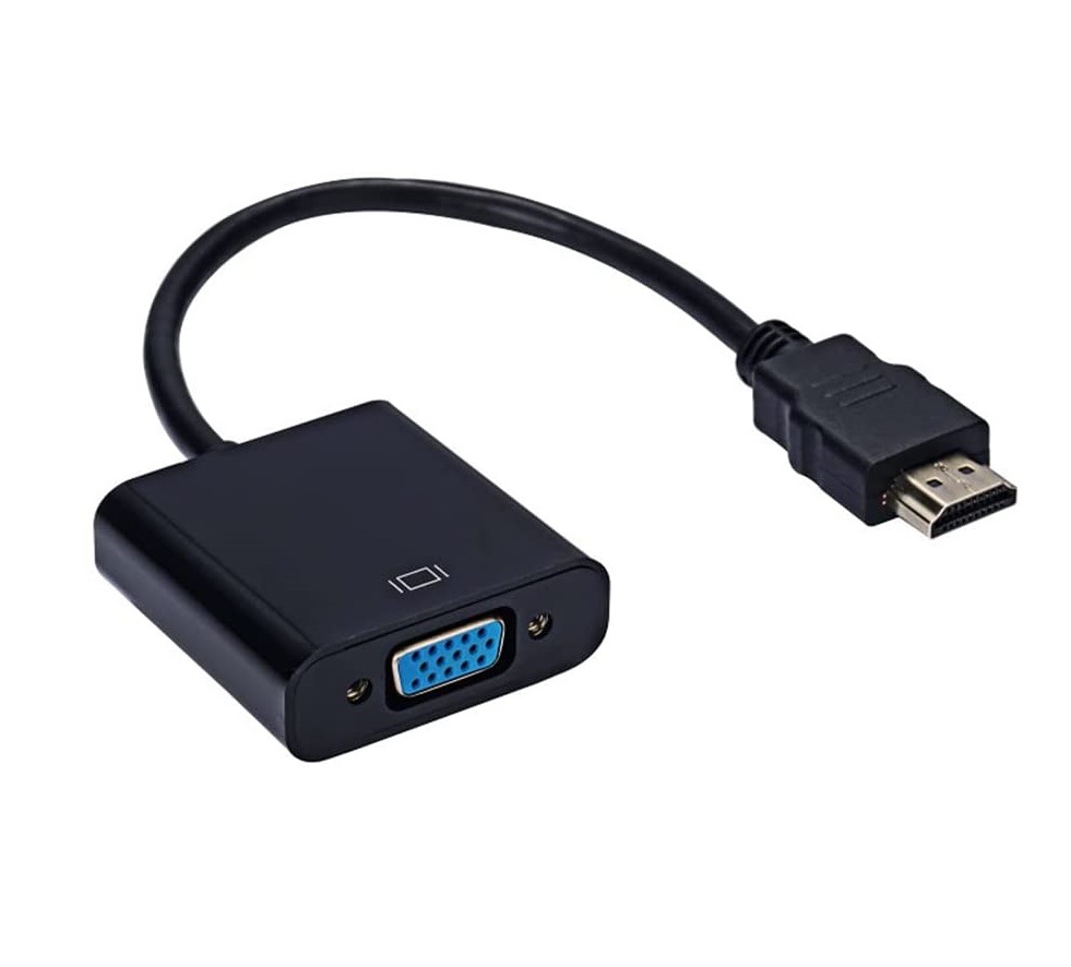 HDMI a VGA con cable de conversión de fuente de alimentación de audio cable HD HDMI a VGA cable adaptador conector de cable de conversión image 11