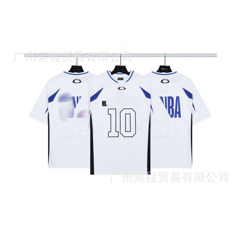 联名10号绣花短袖白色