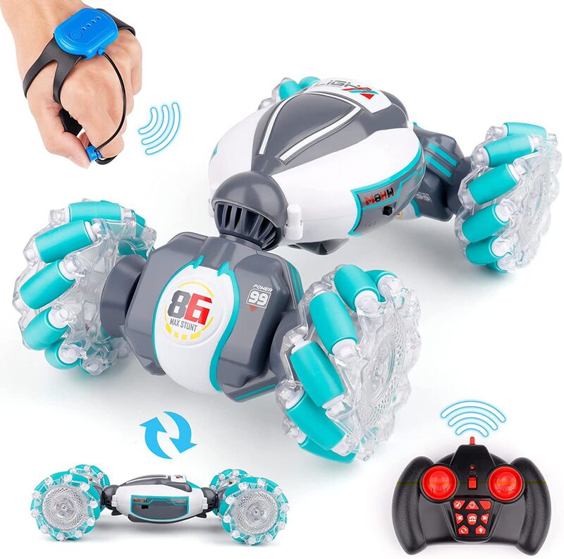 Cross-border Amazon gesture induction deformation remote control car four-wheel drive off-road vehicle hand control twist change car boy toy car Cross-border Amazon gesture induction deformation remote control car four-wheel drive off-road vehicle hand control twist change car boy toy car