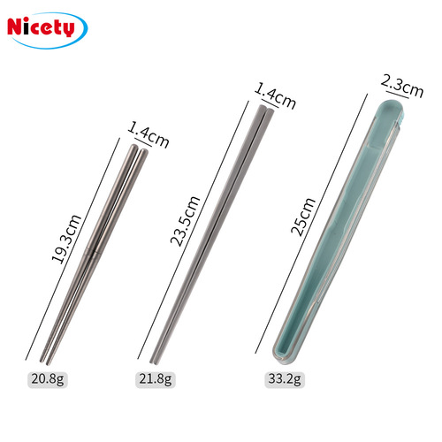 Outdoor pure titanium chopsticks portable foldable and detachable square chopsticks for home use camping high temperature resistant titanium alloy tableware wholesale