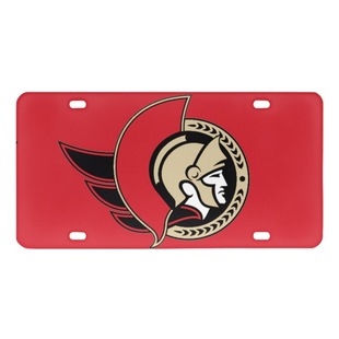 Cross-Border Supply Car License Plate Holder Ottawa Senators Ice Hockey Team Simple Installation Metal License Plate Printable