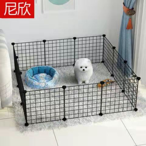Dog Cage Small Dog Indoor Home Use Isolation Fence Rabbit Cat Cage Dog Fence Pet Enclosure Dog Bed Pet Crate