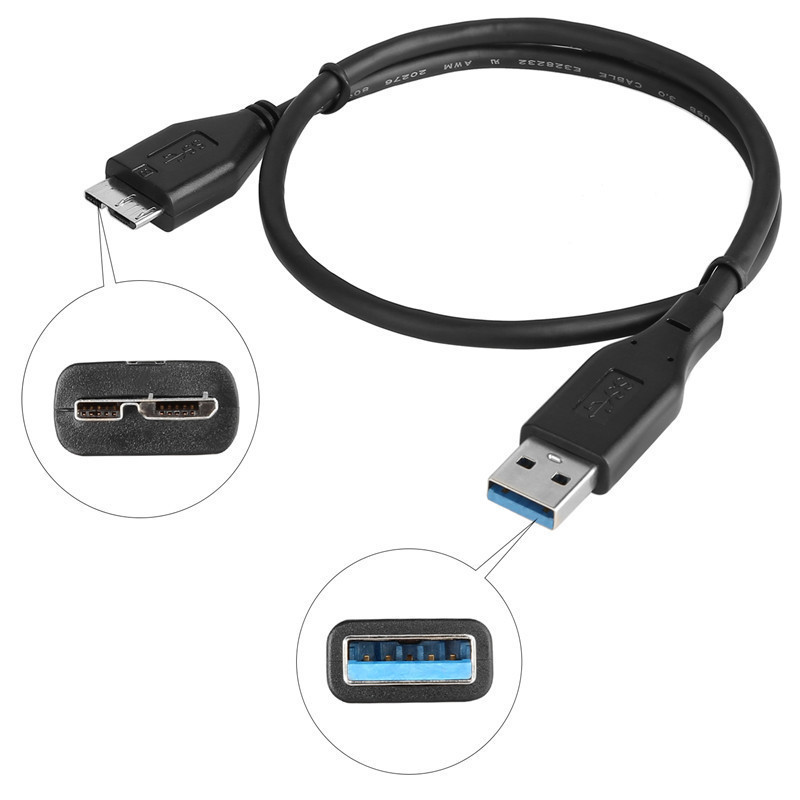 元の47CM/1メートルは西数モバイルハードディスクUSBハードディスクケーブルUSB3.0/マイクロケーブルを適用している|undefined