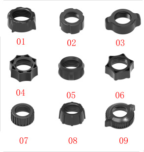 Car bracket nut accessories wireless charging matching screw tooth external tooth matching diameter 17 ball head plastic accessories