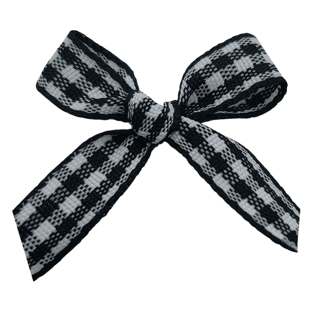 1 см плед с бантом аксессуары для одежды лук детская юбка носки декоративный клетчатый бант из ленты