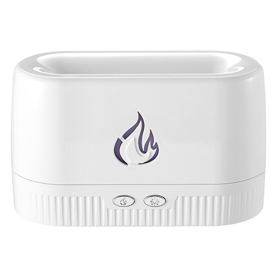 Transfronterizo nuevo escritorio simulación llama máquina de aromaterapia USB fragancia expansor hogar Oficina colorido linterna humidificador