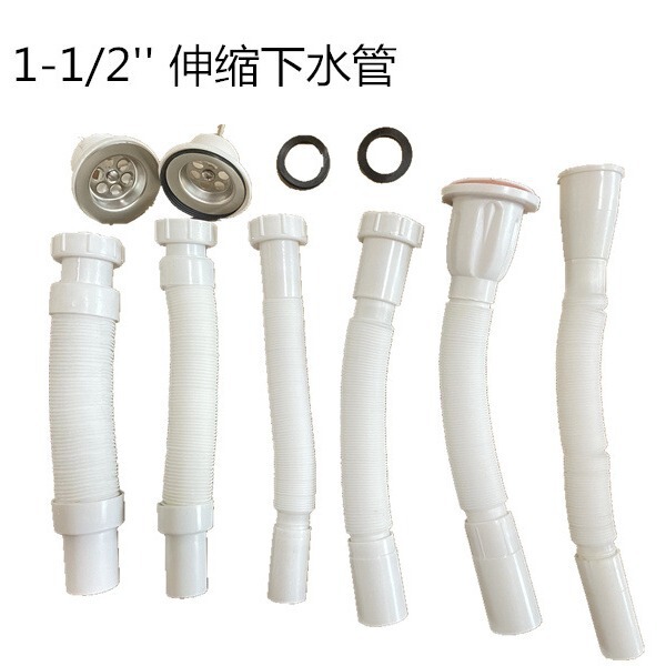 Factory Spot Direct Sales Blow Molding Telescopic Basin Sink Washbasin Drain Pipe Drain Pipe Kitchen Waste Disposer Factory Spot Direct Sales Blow Molding Telescopic Basin Sink Washbasin Drain Pipe Drain Pipe Kitchen Waste Disposer