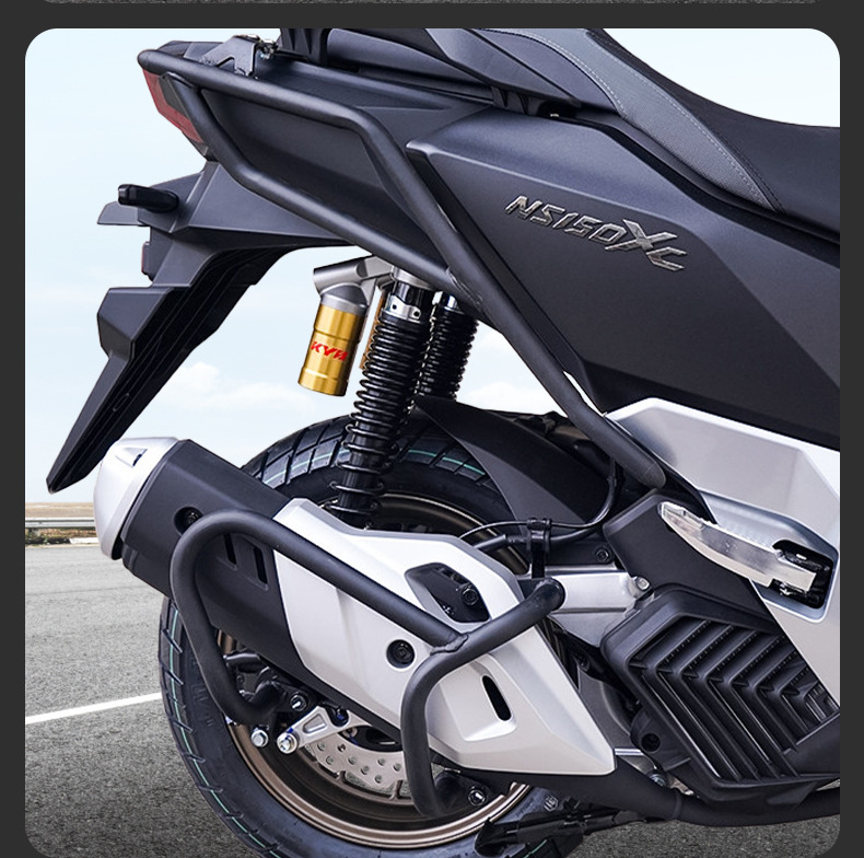 Suitable for Xin Da Zhou Honda Ns150Xc Bumper Exhaust Bar Anti-Fall Bar Water Tank Cover Exhaust Cover Modification Accessories