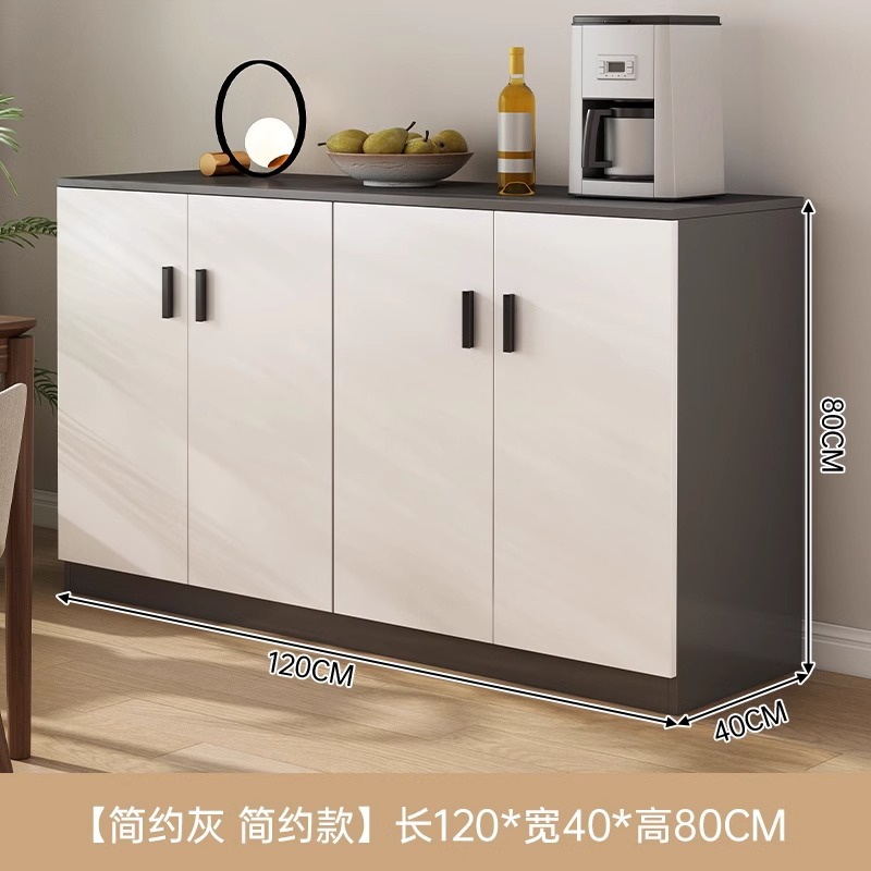 Armario de comedor contra la pared armario integrado armario de almacenamiento sala de estar armario de comedor moderno simple armario de té armario de almacenamiento