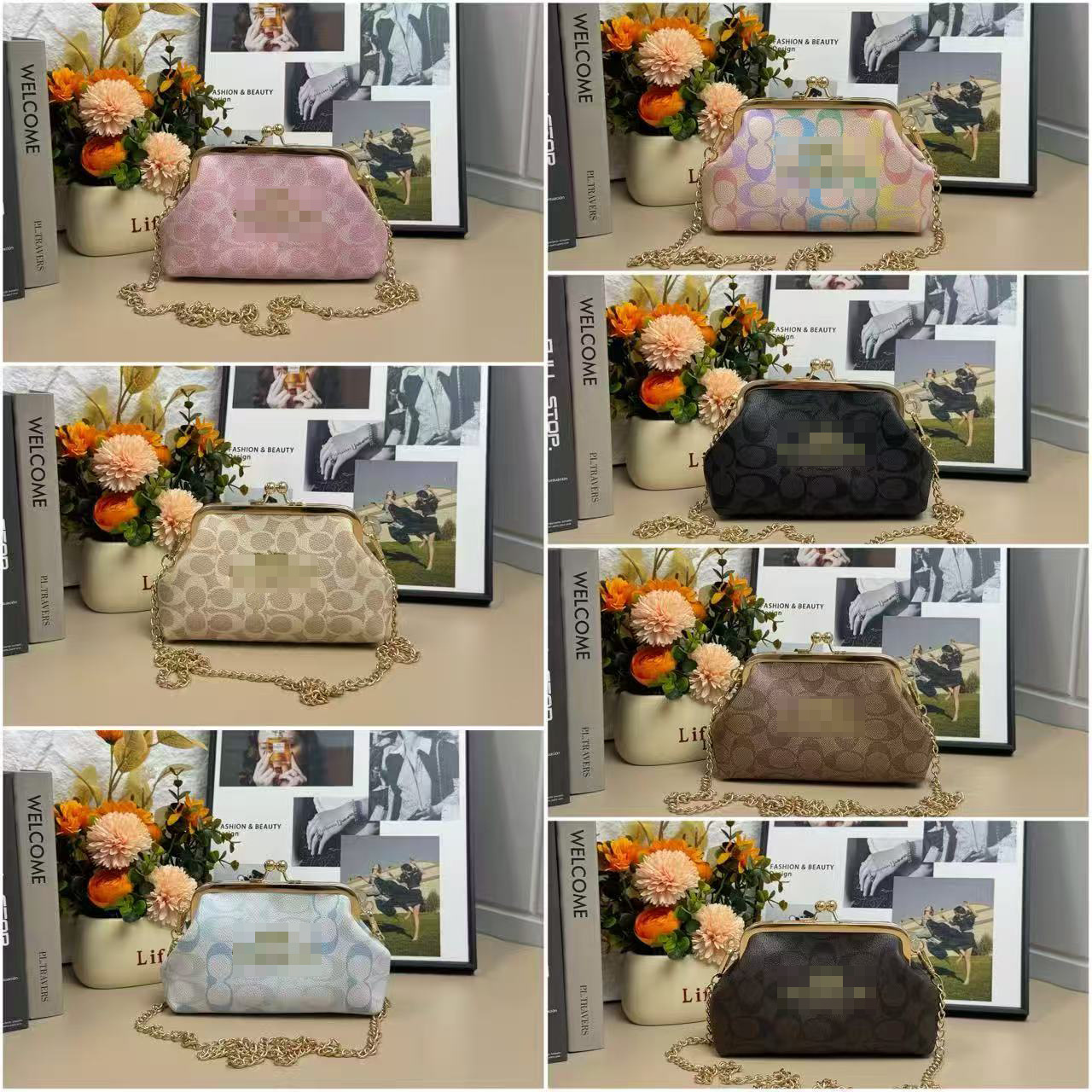 礼品袋包装礼品专柜寇皮带防尘袋钱包纸袋池包贝壳盒盒原版托特