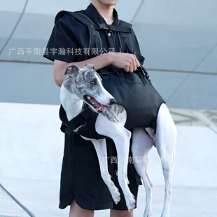Dono Double Shoulder Horizontal Pet Bag Dog Backpack Small and Medium-Sized Dog Traction Handbag Pet Convenient for Outdoor Cycling