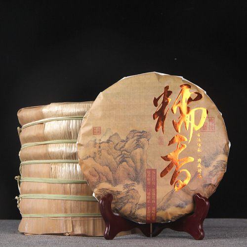 Wholesale Aromatherapy Rice Cake Pu-erh Tea Yunnan ripe Pu-erh tea, 357g