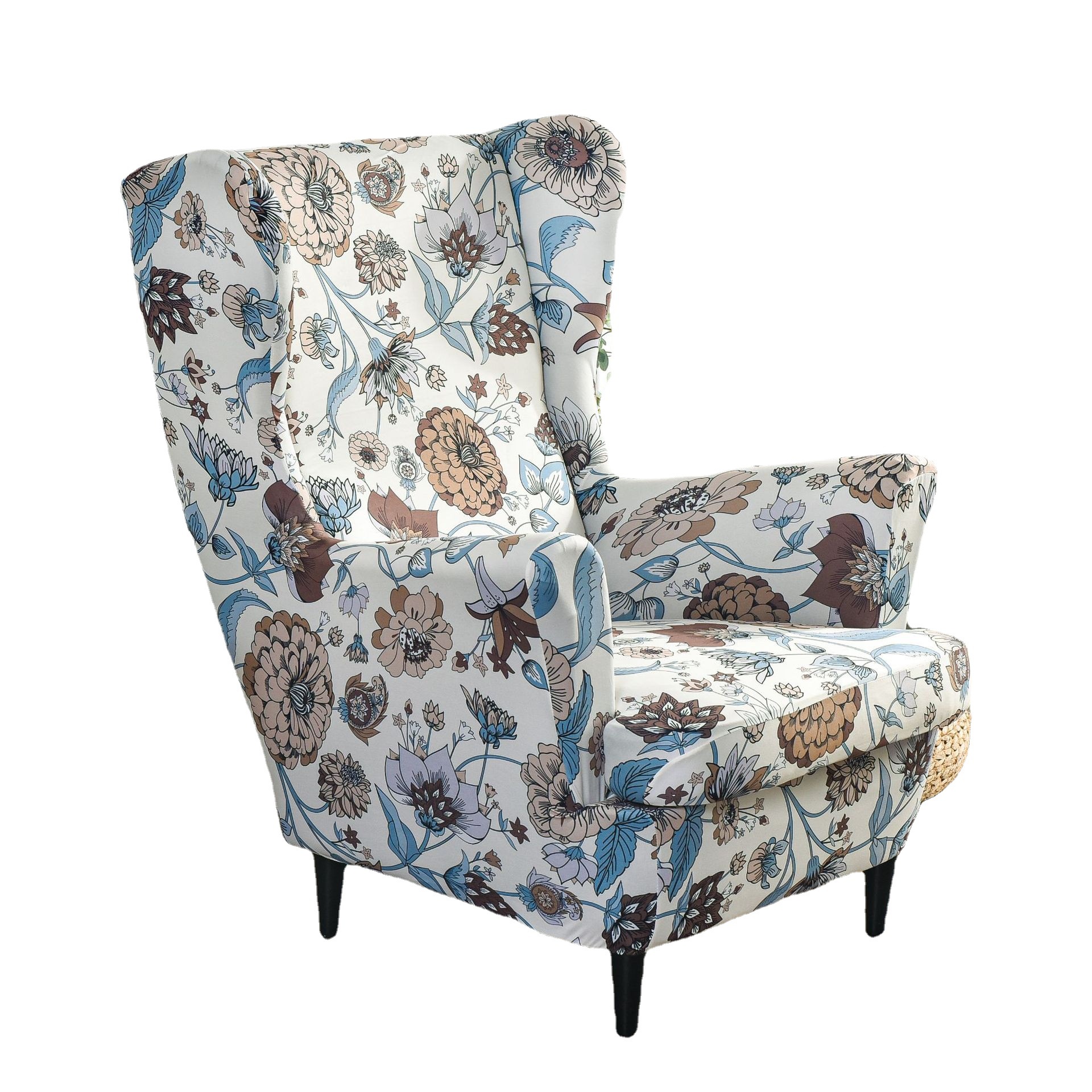 Housse de canapé élastique et lavable style européen romantique_voghion.com