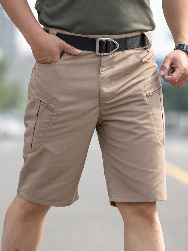 Tácticas transfronterizas Pantalones cortos de camuflaje al aire libre X5 para hombres Pantalones casuales de varios bolsillos Monos sueltos de cinco puntos resistentes al desgaste