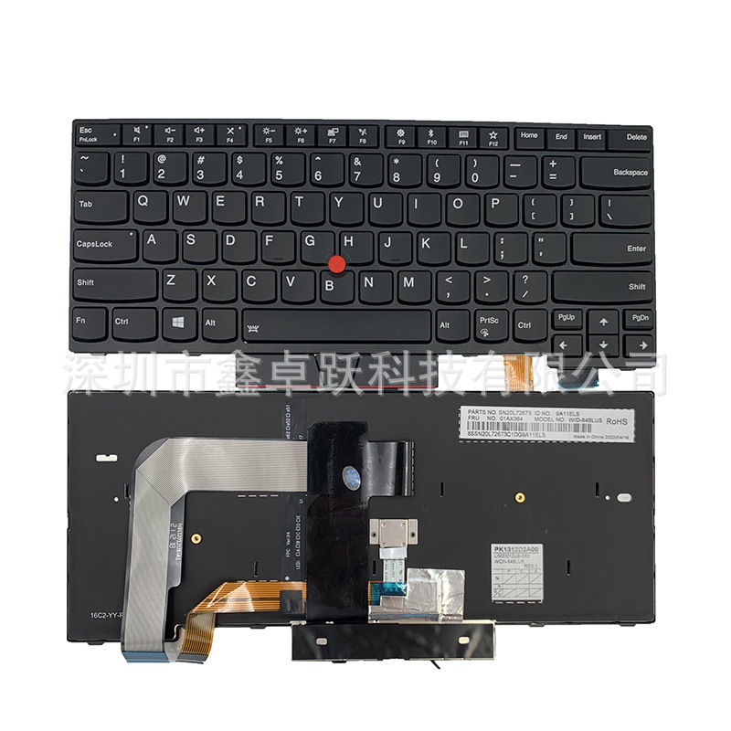 Us/sp/ruはレノボthinkpad t470 t480 a4 75 a485ノートパソコンのキーボードを适用します|undefined
