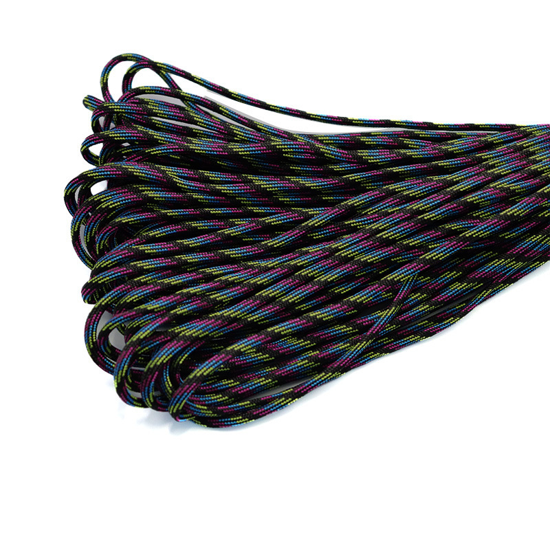 7-Core 4mm cuerda de paraguas al aire libre multifuncional montañismo paracaidista cuerda de tracción escapar equipo de salvamento cuerda de seguridad 31 m cuerda de paraguas