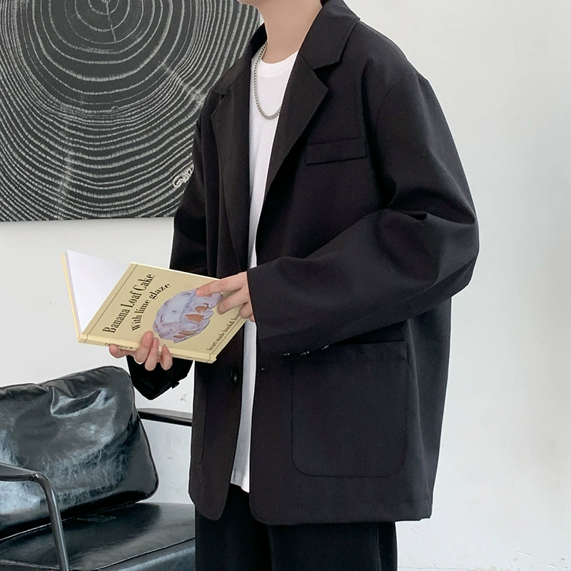 Tide, men's suit, demi-season autumn jacket, loose fit
