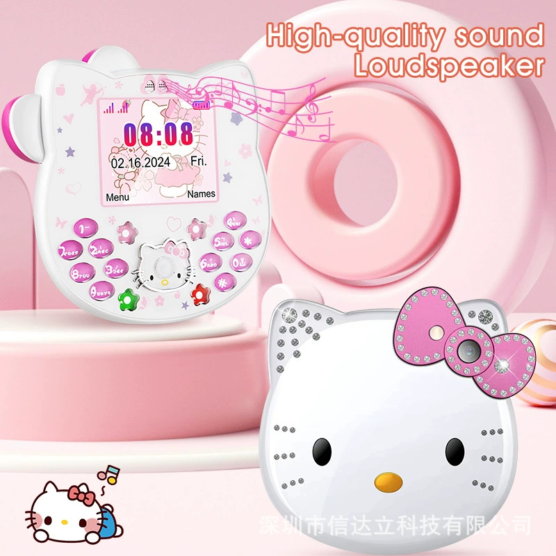 Hello Kitty, умный мультяшный детский мобильный телефон
