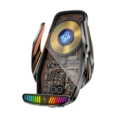 fast charging transparent line design | Car phone holder