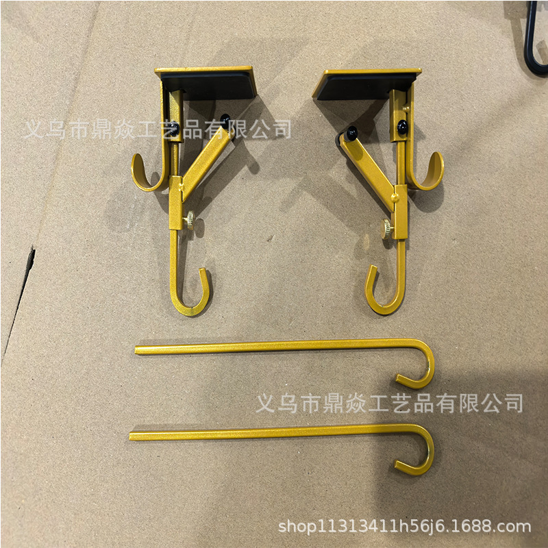 跨境新品圣诞节金属悬挂袜子支架挂钩壁炉架挂钩金属铁艺工艺品|undefined