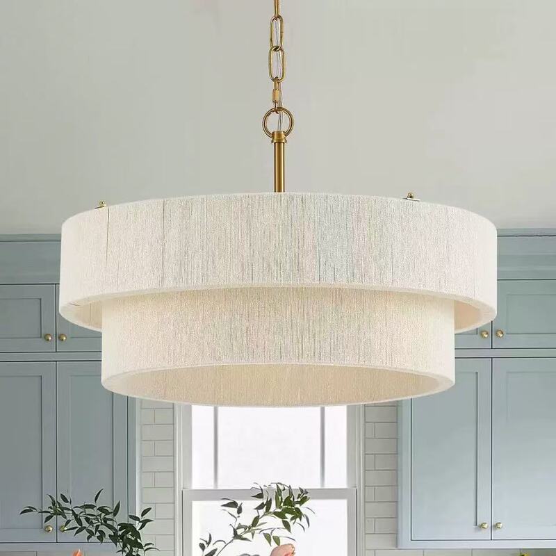 Cross-Border Handmade Woven Rattan Chandelier in Bohemian Style Suitable for Kitchen Island Dining Areas Cross-Border Handmade Woven Rattan Chandelier in Bohemian Style Suitable for Kitchen Island Dining Areas