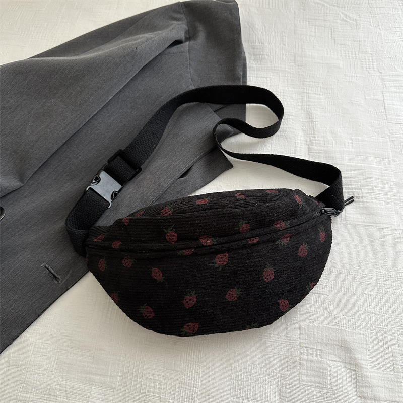 Bolso de mujer japonés bolso de pecho para mujeres 2024 nuevo nicho de cordillera fresas coreana bolso de mujer bolso de teléfono celular