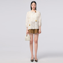 一手货源【蔓诺蒂】品牌专柜撤柜！松紧腰时尚碎花宽松休闲裤25秋