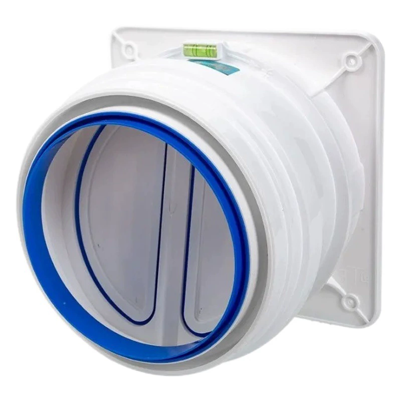 Кухонный обратный клапан Универсальный Высококачественный атмосферный общественный дымоход через стену стеклянный обратный клапан аксессуары для дымовых машин