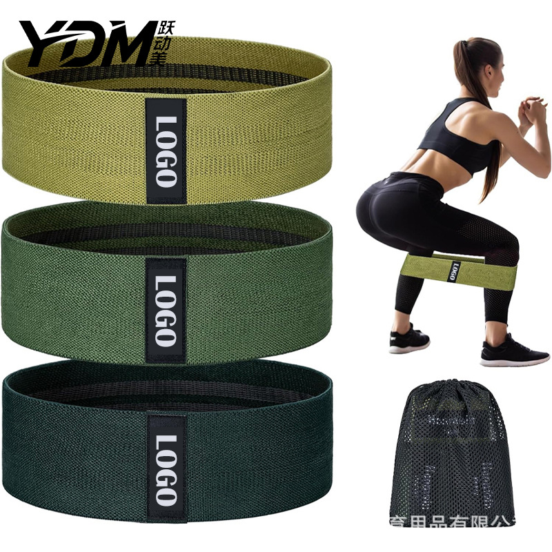 Elastic Band Hip Training Buttocks Knitted Resistance Circle Beautiful Buttocks Pull Band Yoga Fitness Strength Resistance Training Circle