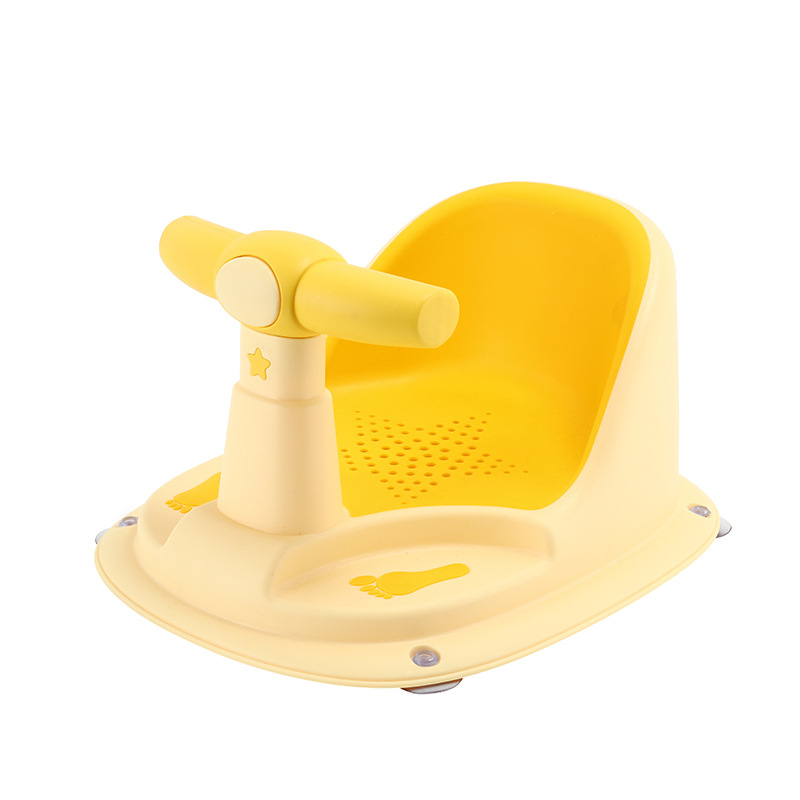 Silla de baño para bebés transfronteriza, artefacto de baño para niños, taburete de baño, asiento de soporte para sentarse, taburete de baño antideslizante para bebés