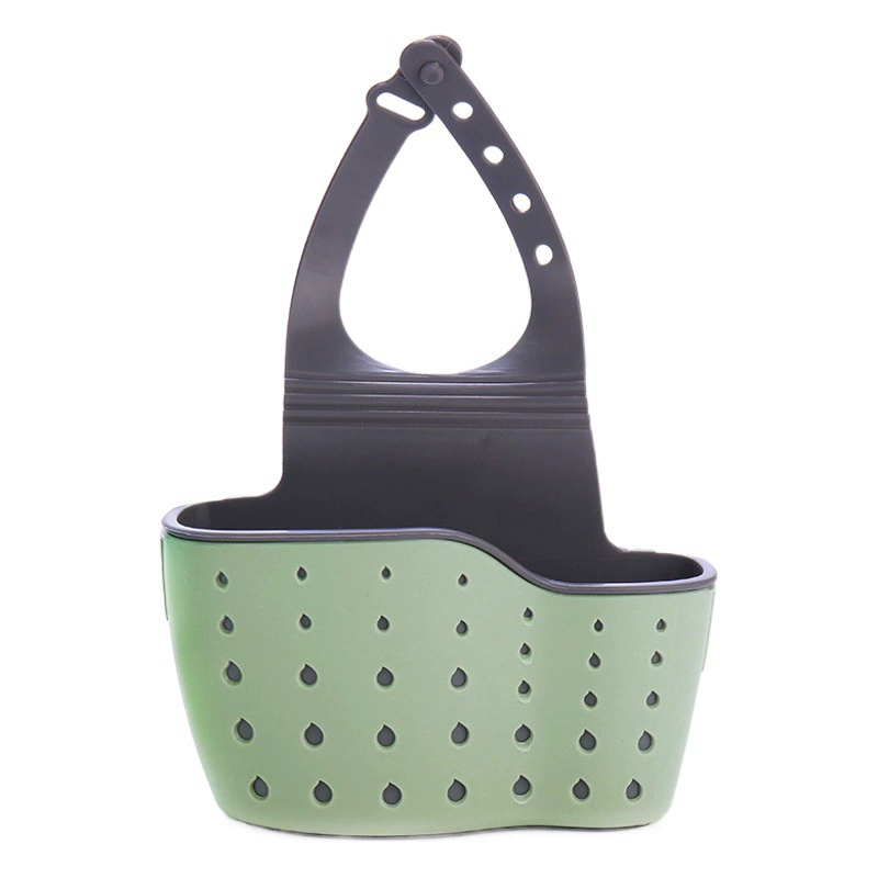 Толстый кран для хранения Подвесная корзина Регулируемая кнопка для ванной комнаты для хранения мешков для раковины оптом