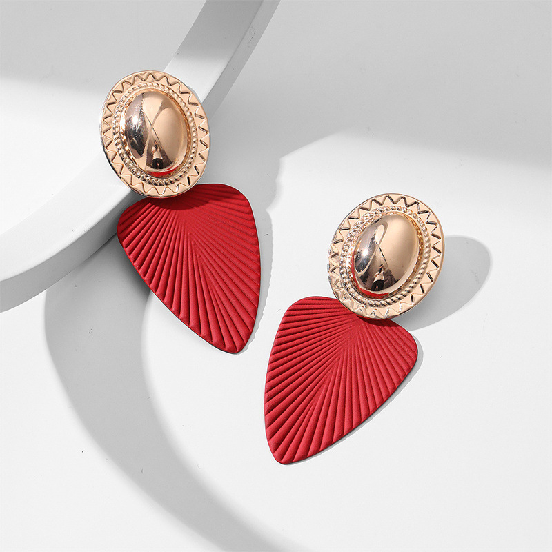 Fashion Leaf Alloy Plating Women's Earrings display picture 6