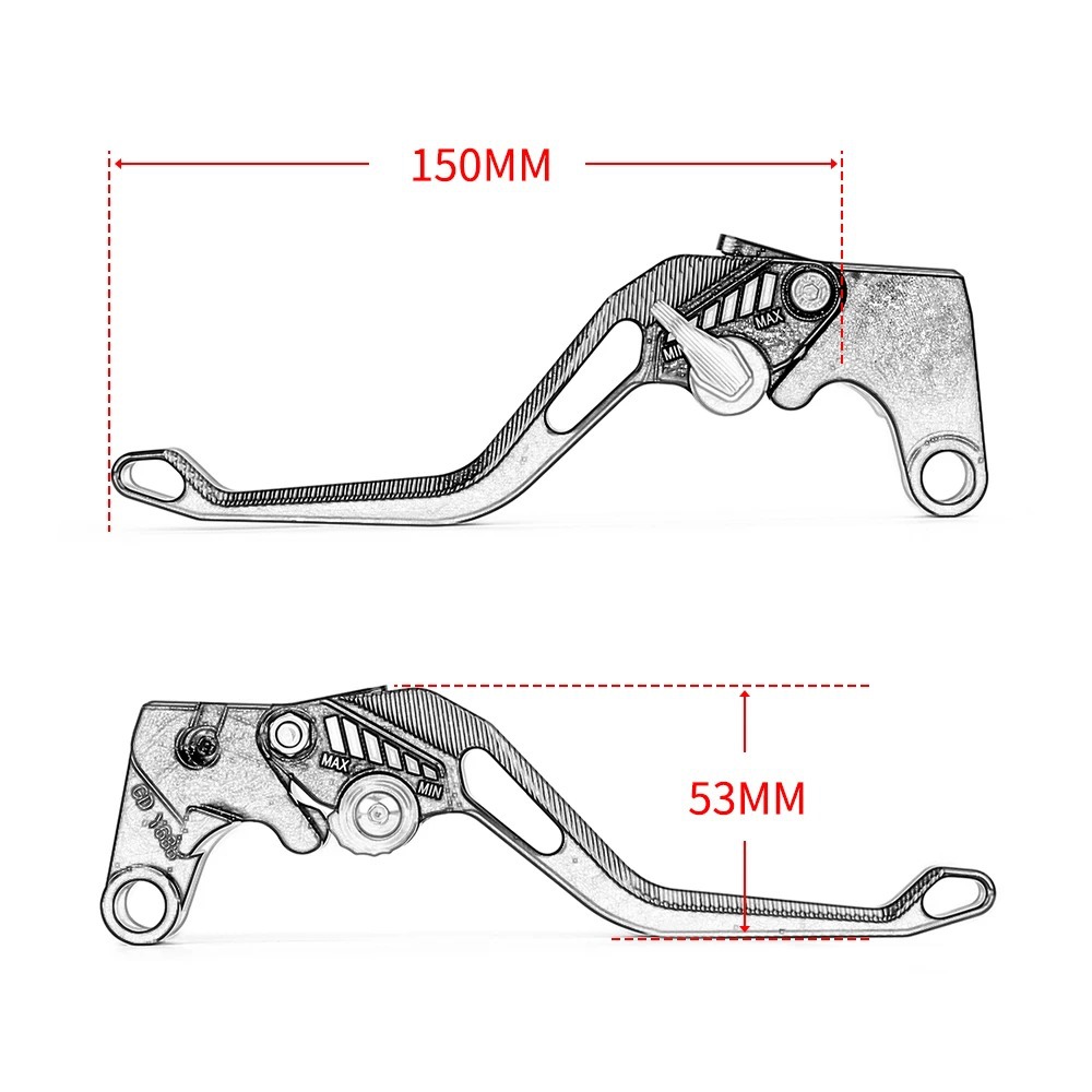 Motorcycle 5D Short Brake Clutch Horn Pull Rod Clutch Handle Horn Pull Rod Sanyang SYM JETX 150